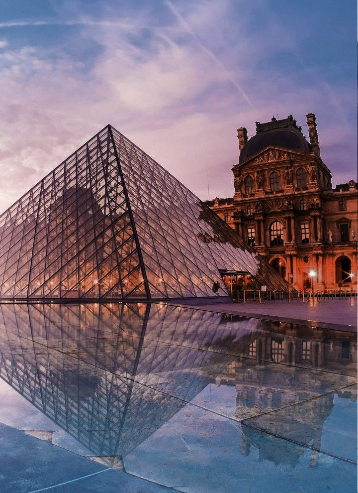 The Sun Sets on the Louvre